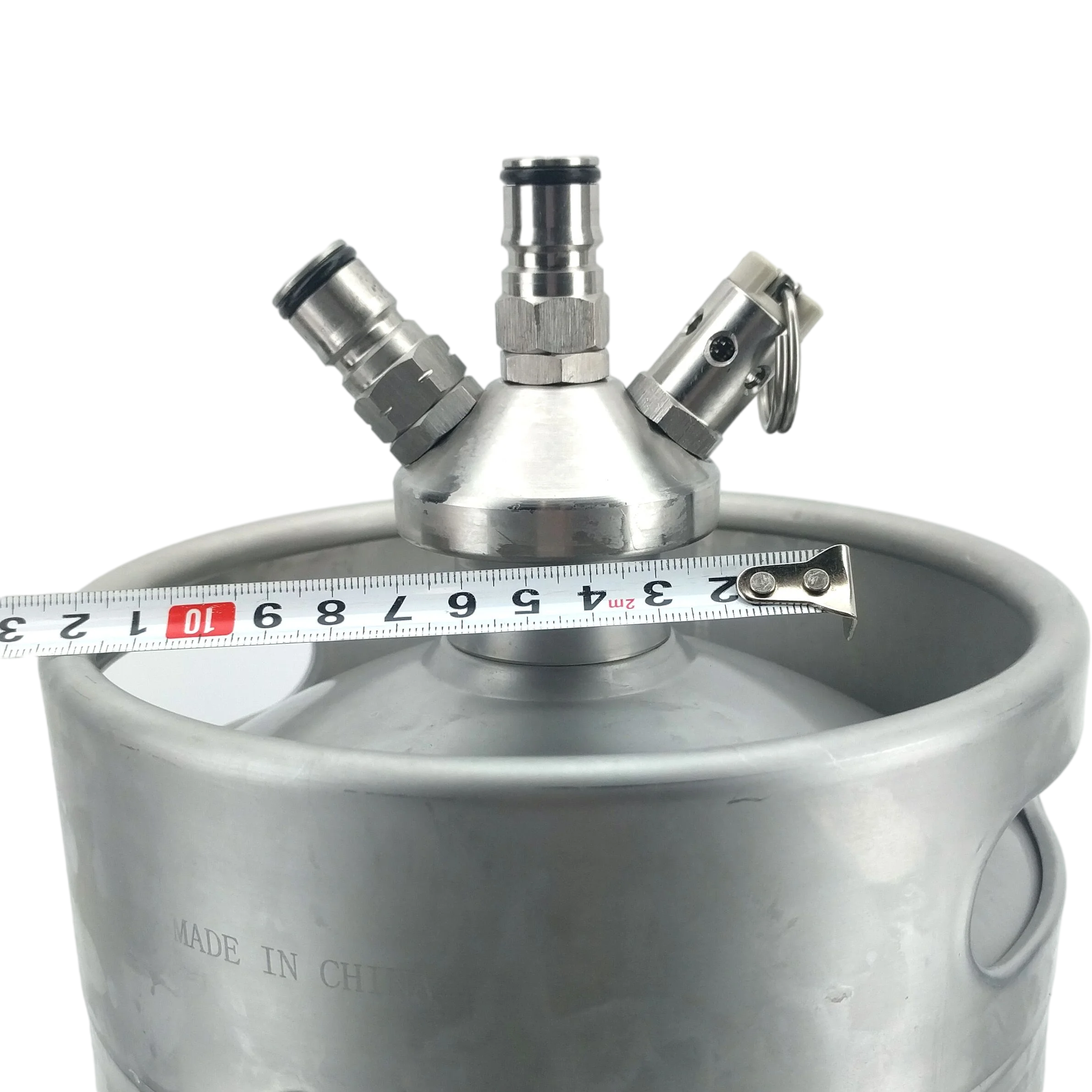 KegLand Mini Keg - Ball Lock Tapping Head (with Silicone Dip Tube) Beer Home Brewing