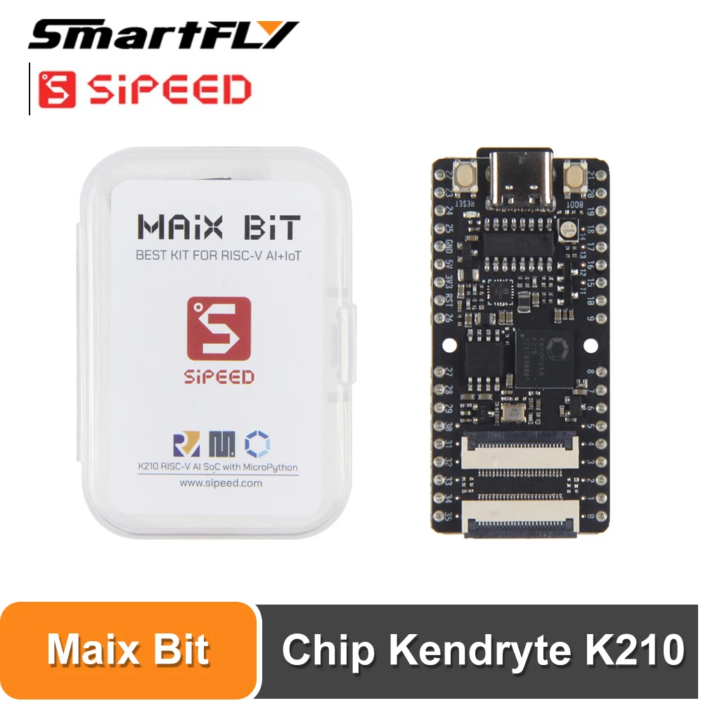 

Sipeed MAix BiT for RISC-V AI+IoT K210 Inline Panel Dev. Board 1st RV64 AI board for Edge Computing