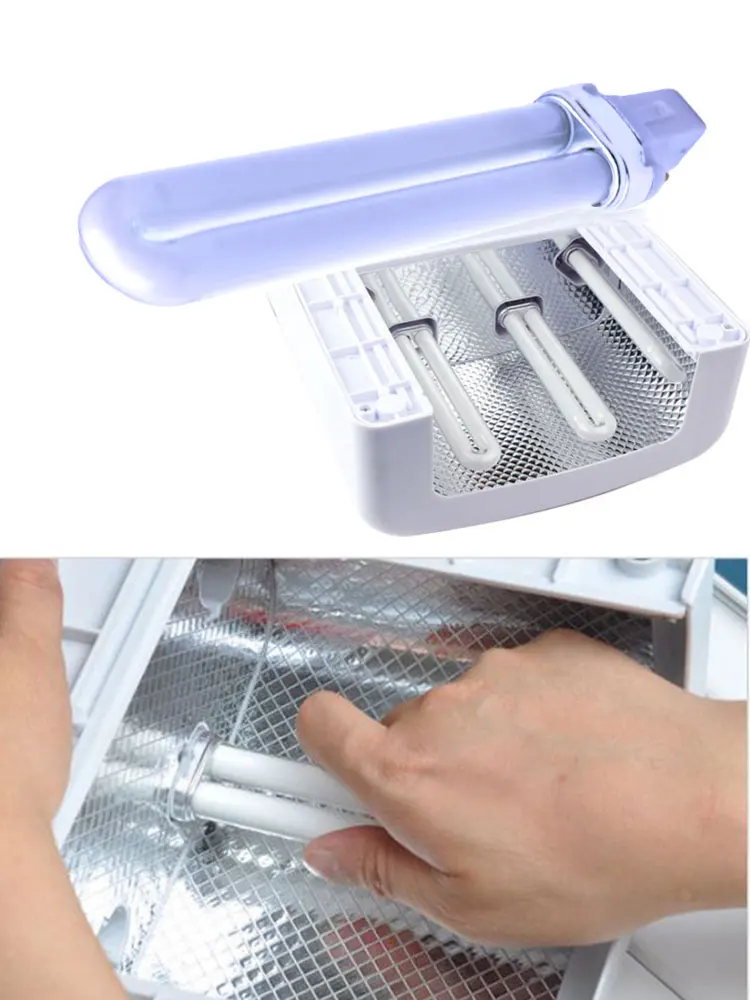Tube d'ampoule de rechange pour séchoir à ongles, tube électronique UV, 9W, 365nm, 4 pièces