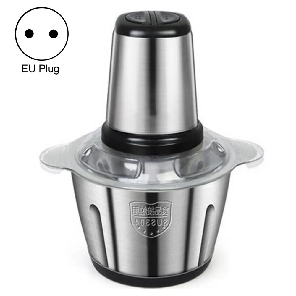 2L Electric Meat Grinder Eco-friendly Large Capacity Stainless Steel Meat Chopper Home Kitchen Tools