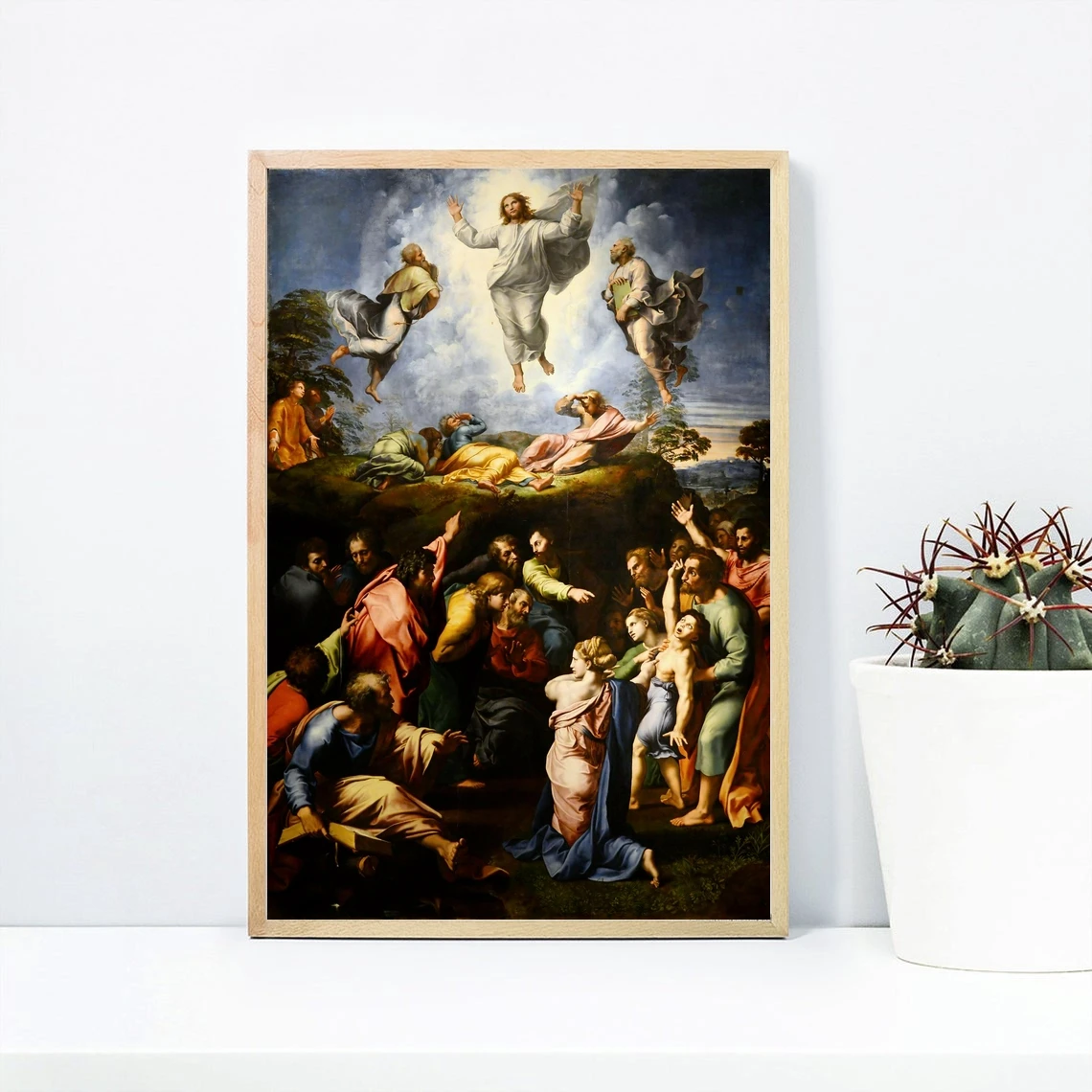 التغيير بواسطة رافائيل تحفة الاستنساخ ملصق بساطتها قماش صورة طباعة