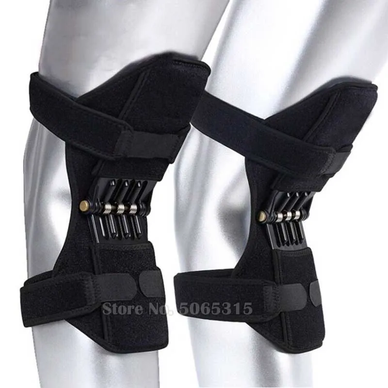 

Knee joint protection device Knee Patella Strap Non-slip Power knee stabilizer pads Lift Spring Force Knee Booster Tendon Brace