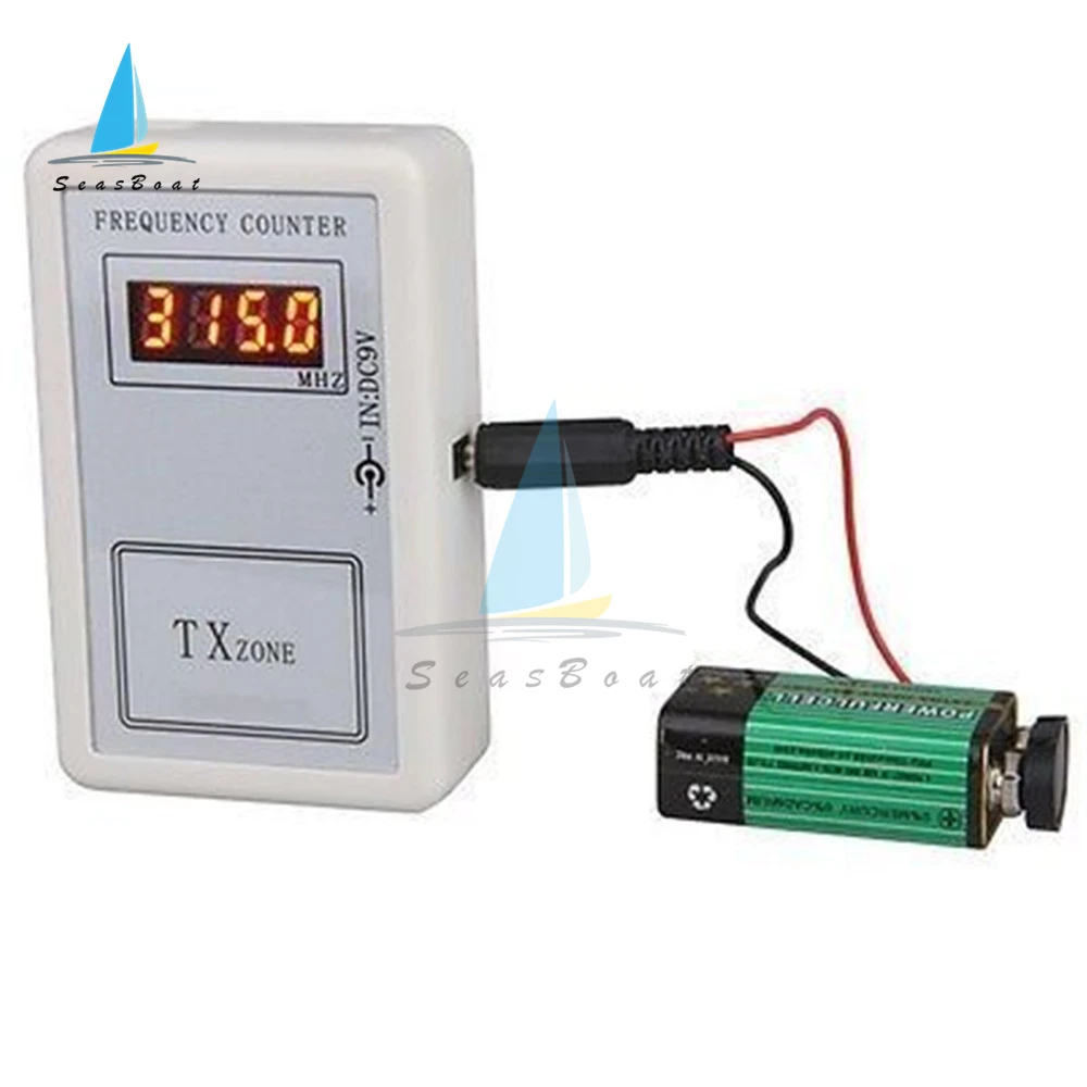 Imagem -06 - Medidor de Frequência sem Fio com Controle Remoto Testador de Contador 250450mhz para Chave Remota de Carro Detector de Corrente de Alimentação