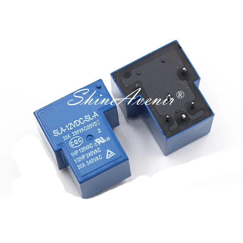 5pcs/lot Relay SLA-05VDC-SL-A SLA-09VDC-SL-A SLA-12VDC-SL-A SLA-24VDC-SL-A SLA-48VDC-SL-A 5V 9V 12V 24V 48V 30A 4PIN 5PIN