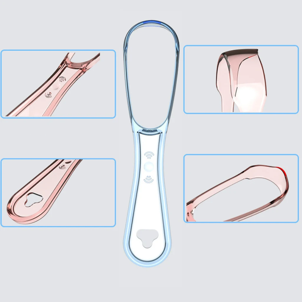 Y1UF skrobaczka do języka dla dorosłych Food Grade Plastic dwustronna pielęgnacja jamy ustnej higiena szczotka do czyszczenia świeży oddech usta urządzenia do oczyszczania