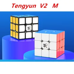Tengyun V2 M 3x3x3 V1 V2 Magnetic Cube Professional Dayan V8 3x3 / v2m 3x3 Magic Speed Cube teng yun 2x2 Puzzle Educational Toy