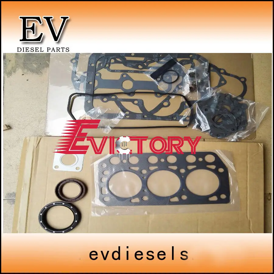 For YANMAR 3TNC78 overhaul kit piston + ring + gasket + bearing set for excavator