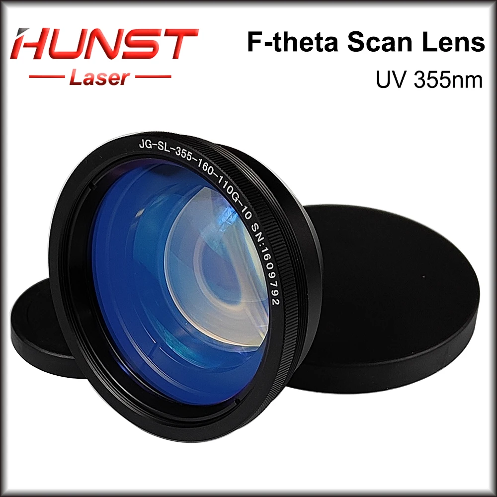 Hunst F-Theta 355nm UV Laser Scan Lens 70*70mm 110*110mm 175*175mm 200x200 300*300mm Field Mirror for UV Laser Engraving Machine