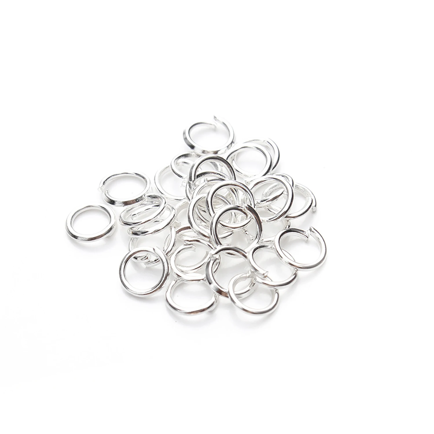 200pcs DIY Jewelry Findings Open Single Loops Jump Rings Split Ring for jewelry making Open Jump Rings Connectors Wholesale