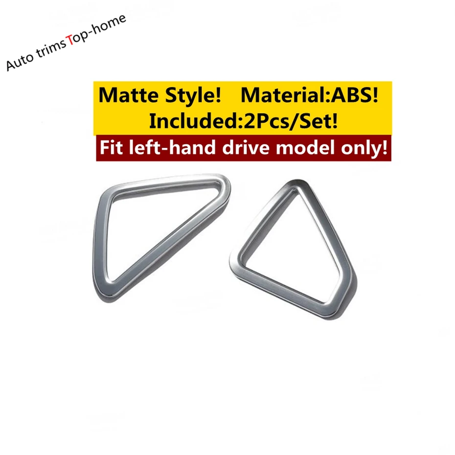 

ABS Matte / Carbon Fiber Look Front Air Vent Dashboard Outlet Decoration Frame Cover Trim For BMW X5 F15 2014 - 2019 Accessories