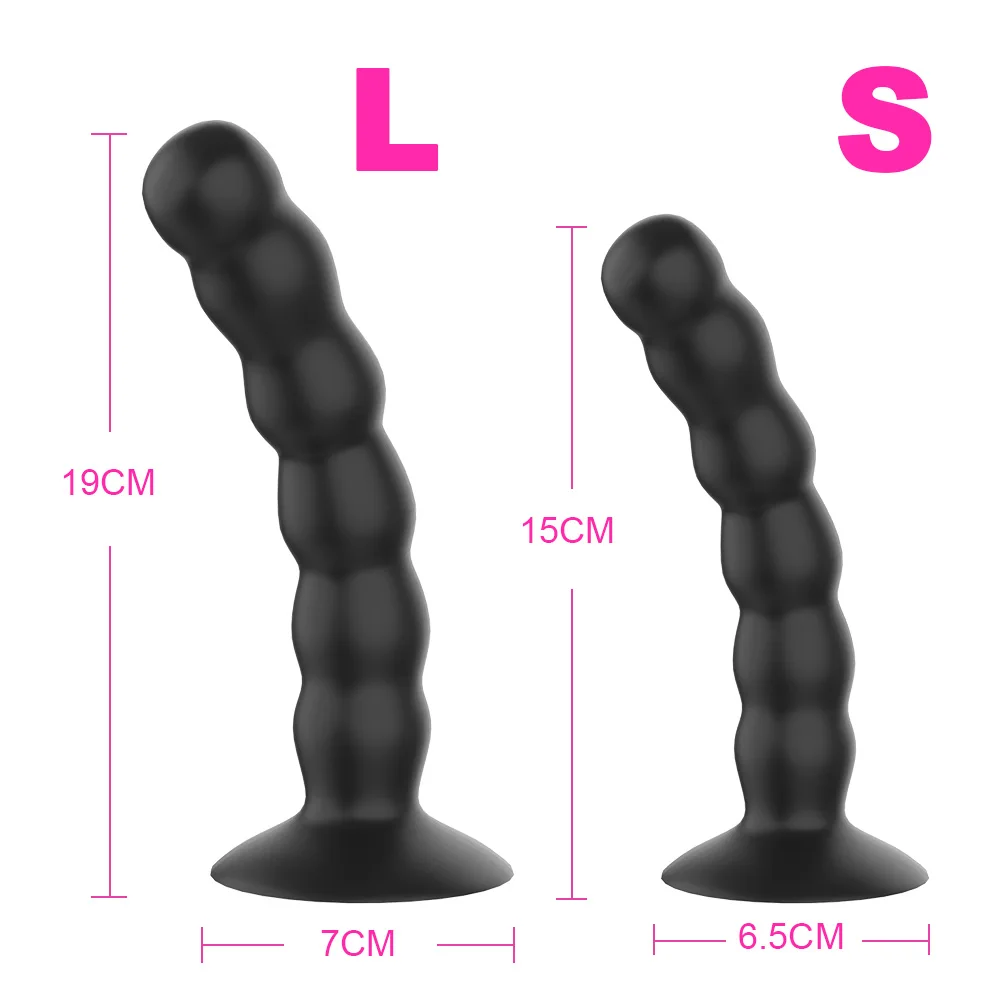 Vibrador con Control remoto inalámbrico para hombres y mujeres, Juguetes sexuales con ventosa fuerte, tapón Anal, Vagina, masaje de próstata, 10 modos