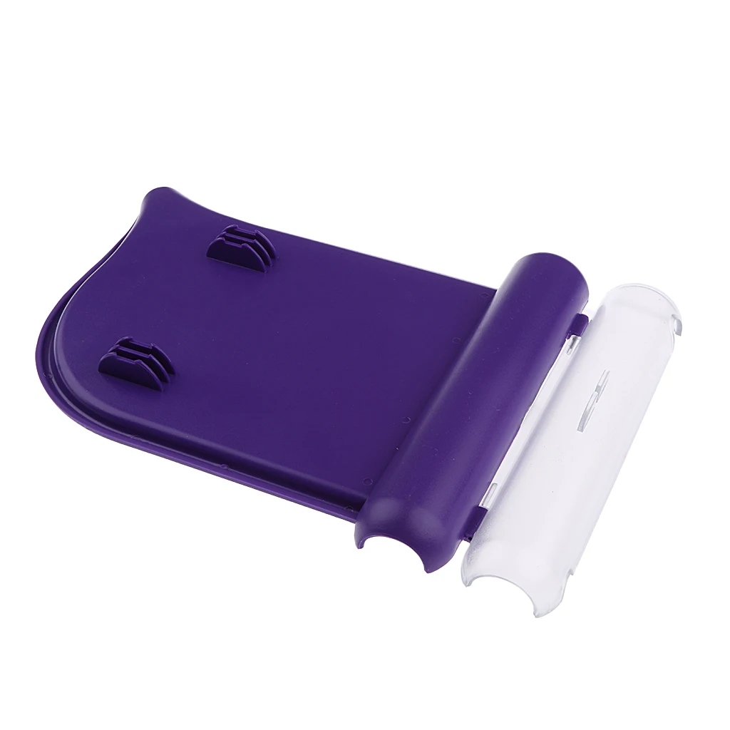 1 Set Pill Counting Tray with Spatula Durable Plastic Practical Purple