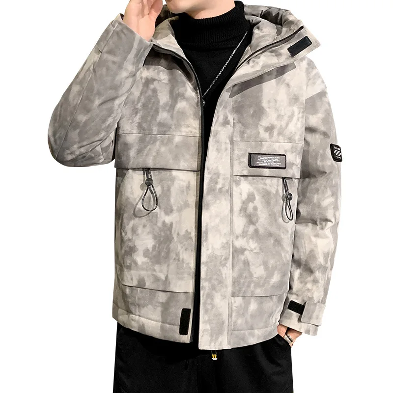 Parka à capuche style Camouflage pour homme, manteau coréen, coupe-vent, extérieur, hiver, qualité supérieure, offre spéciale, 2020