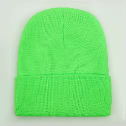 Solid Unisex Beanie Autumn Winter Wool Blends Soft Warm Knitted Cap Men Women SkullCap Hats Gorro Ski Caps 24 Colors Beanies - Image 19