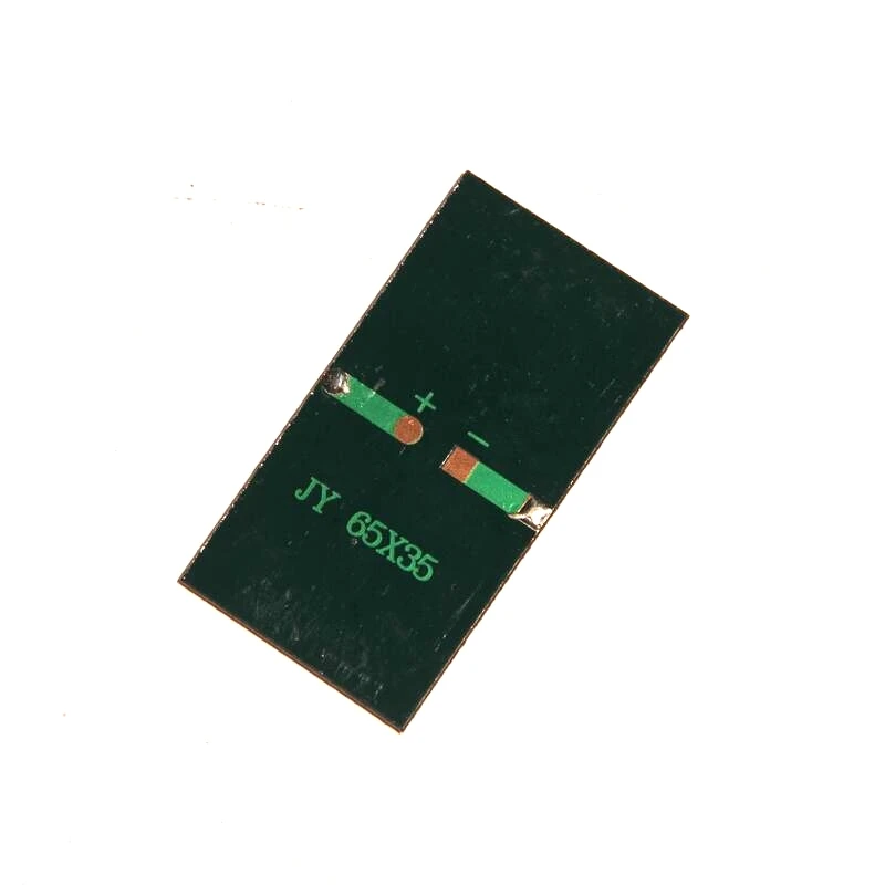 0.5 فولت 600MA لوحة طاقة شمسية متعددة البلورات صغيرة صغيرة وحدة الخلايا الشمسية شاحن بطارية التعليم عدة 65*35 مللي متر 5 قطعة