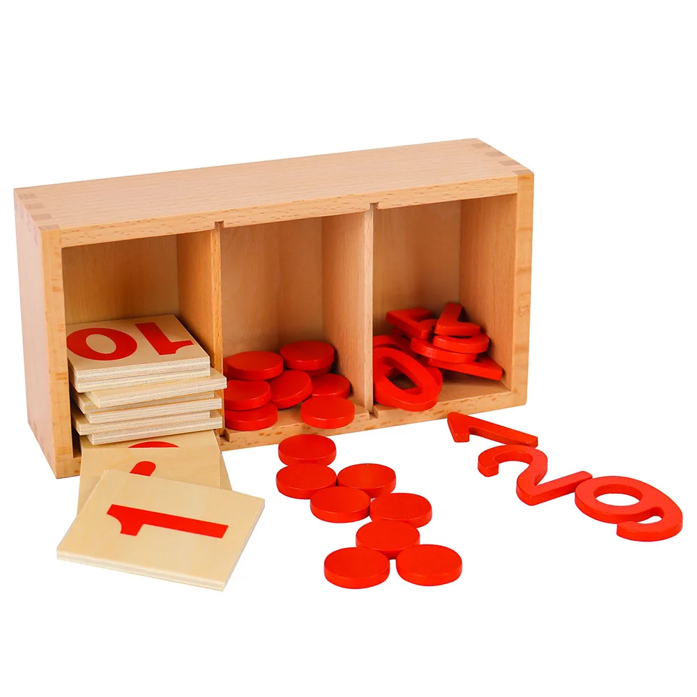 Montessori Cards & Counters Mathematics Teaching Materials