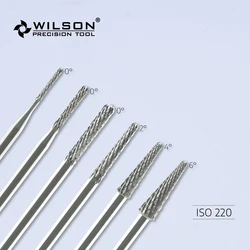 WILSON PRECISION TOOL Tungsten Carbide Milling Burs Cross cut coarse ISO 220