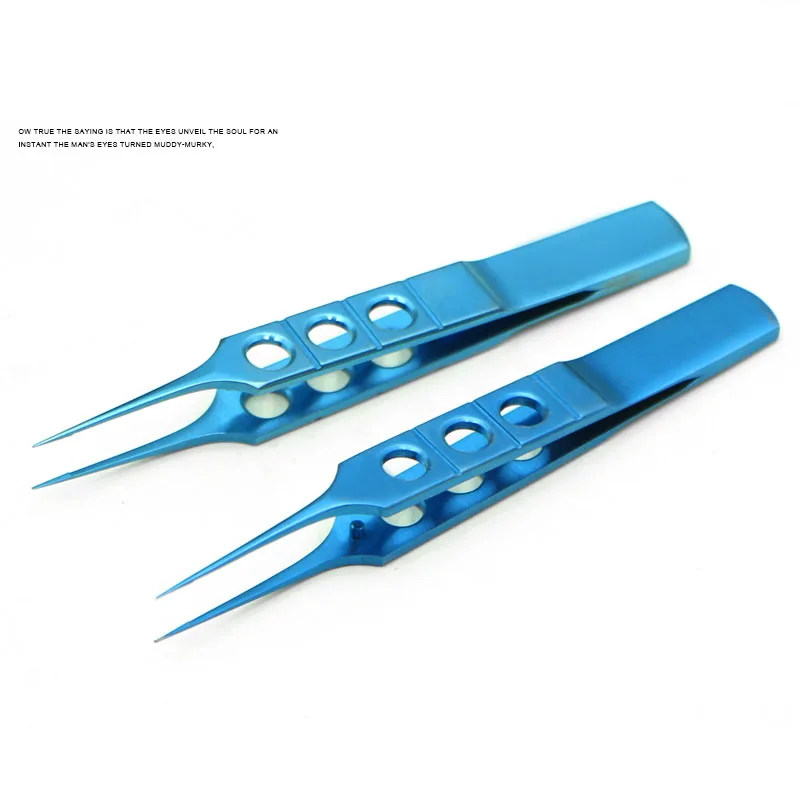 Ophthalmic forceps Micro forceps Double eyelid plastic surgery Extraction fat forceps 8.5cm Tweezers Steel Titanium with or with