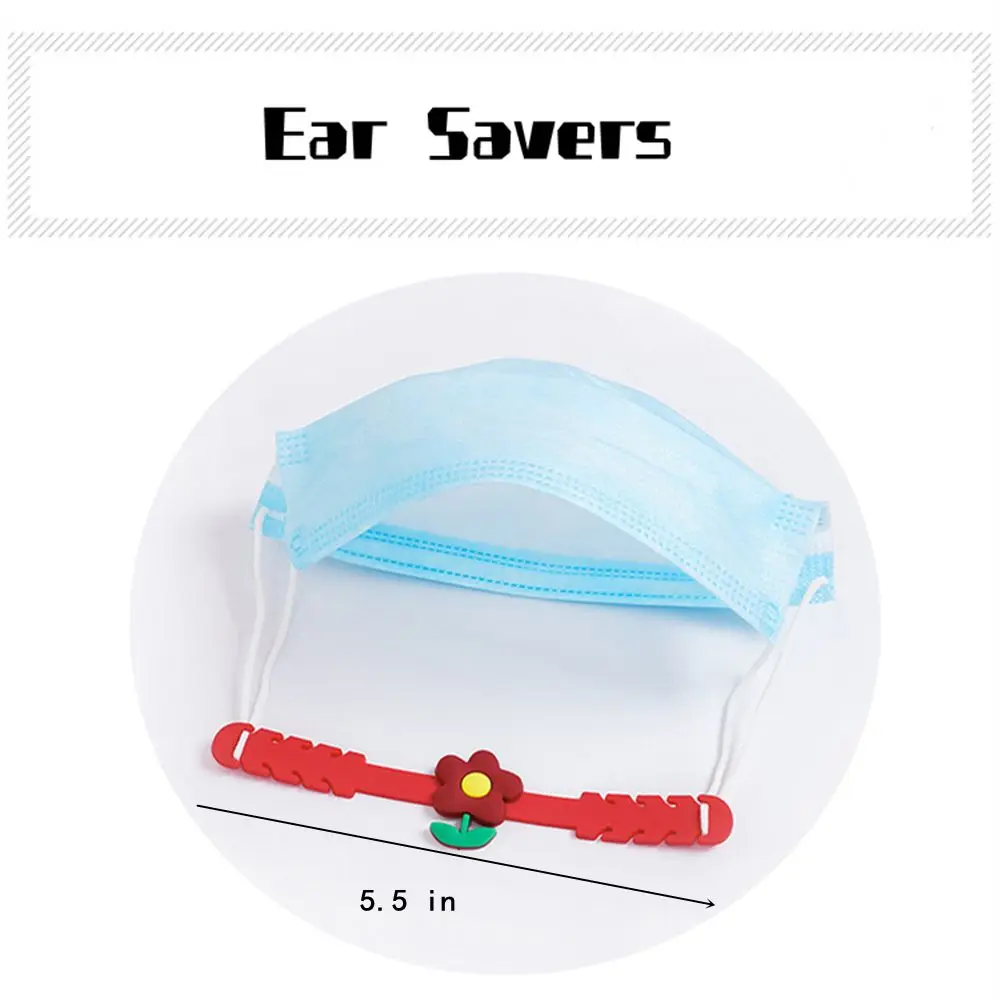 Ear Pain Relieved Ear Savers Anti-Tightening Masks Buckle Mask Extender Strap Mask Hook For Kids Cartoon