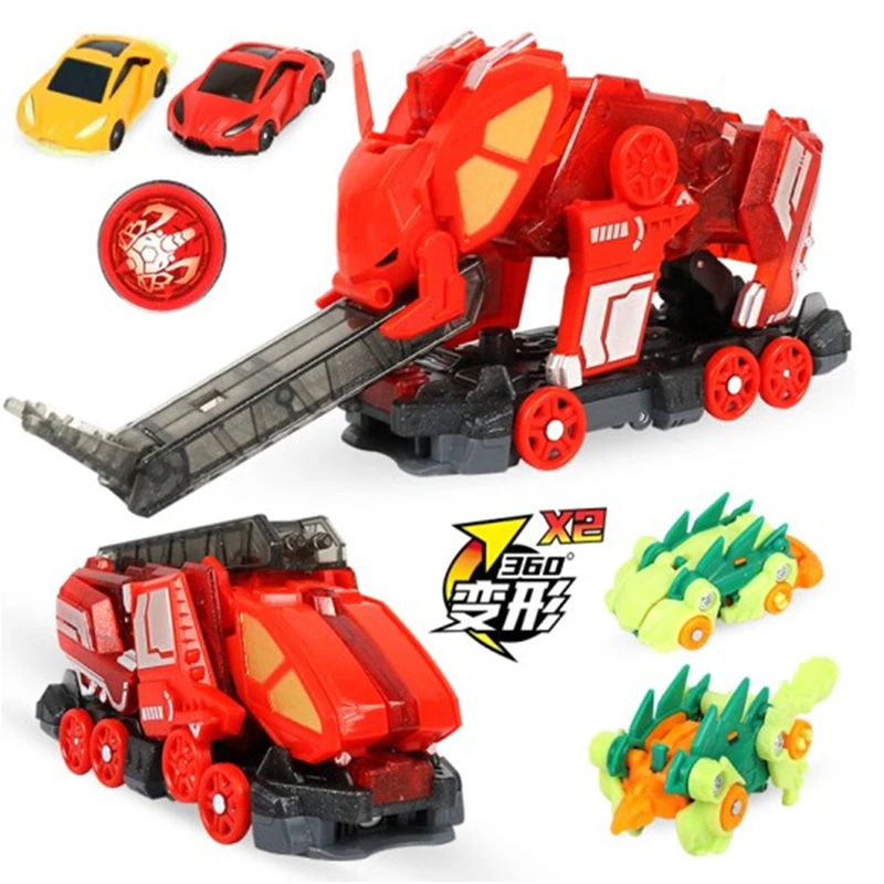 Screechers Violence Transformation Action Figure Robot Burst Deformation Car Beast Wild Mechanical Dinosaur Chariot Kids Toy BOY