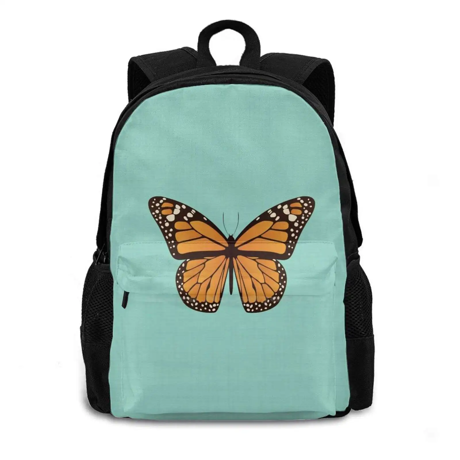 Mochilas de mariposa Monarch para hombres, mujeres, adolescentes, bolsos para niñas, ilustración de mariposa Monarchbutterfly, ilustrador