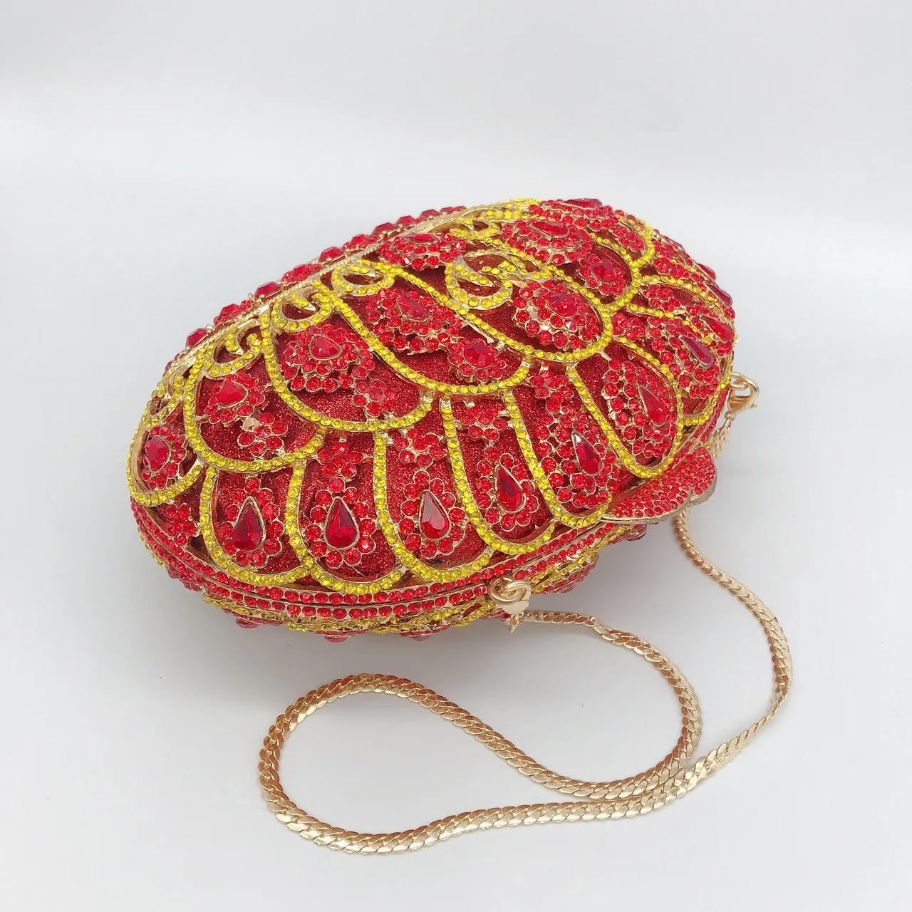 28 Styles Gold Metal Clutch Red/Yellow Evening Bags 100% Handmade Women Cellphone Handbags Girls Wedding Party Purse Dinner Bag