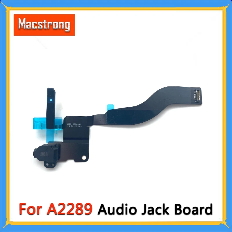 Original NEW A2289 Audio Jack Board With Cable for MacBook Pro Retina 13" A2388 A2251 Headphone Jack Board 821-02673-A 2020 Year