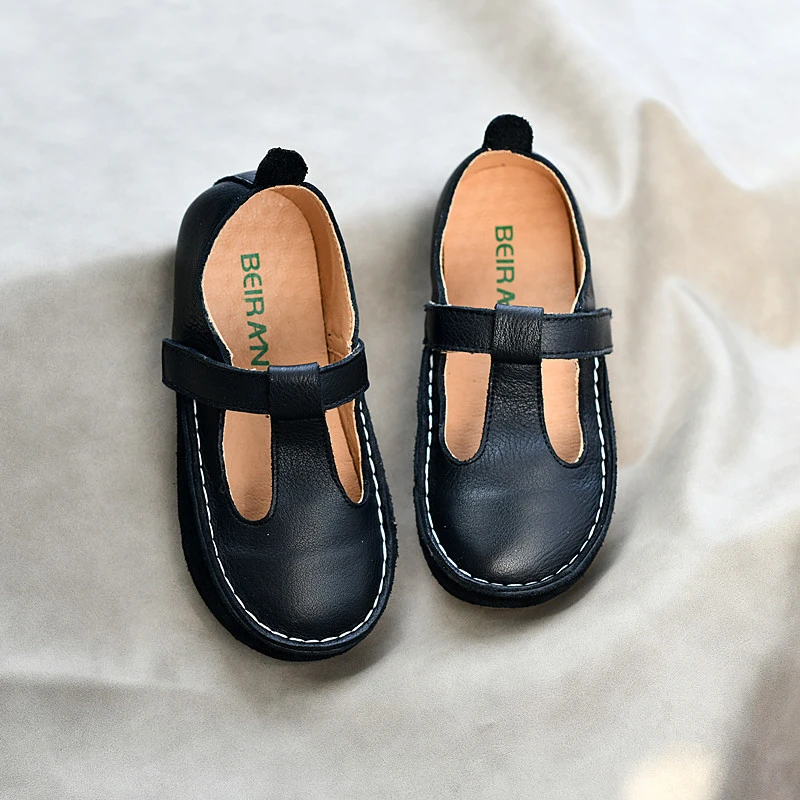 

Cowhide Children's casual Shoes cozy Baby Girls Shoes Genuine Leather Boy's school shoes Spring and Autumn Kids shoes