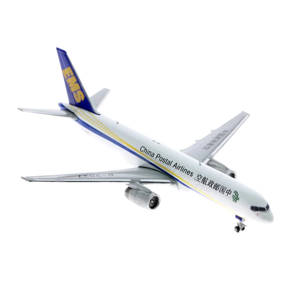 1:400โลหะผสมสะสมเครื่องบิน JC ปีก LH4094 China Postal Airlines Boeing 757-200(PCF) เครื่องบิน Diecast รุ่น B-2827พร้อมขาตั้ง