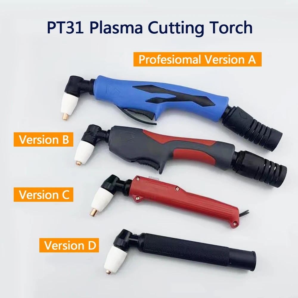 

Tig PT31 Plasma Cutting Torch body PT-31 Torch gun Plasma Cutter for 30-50A Air Cooled Plasma Cutting Machine Profesiomal Versi