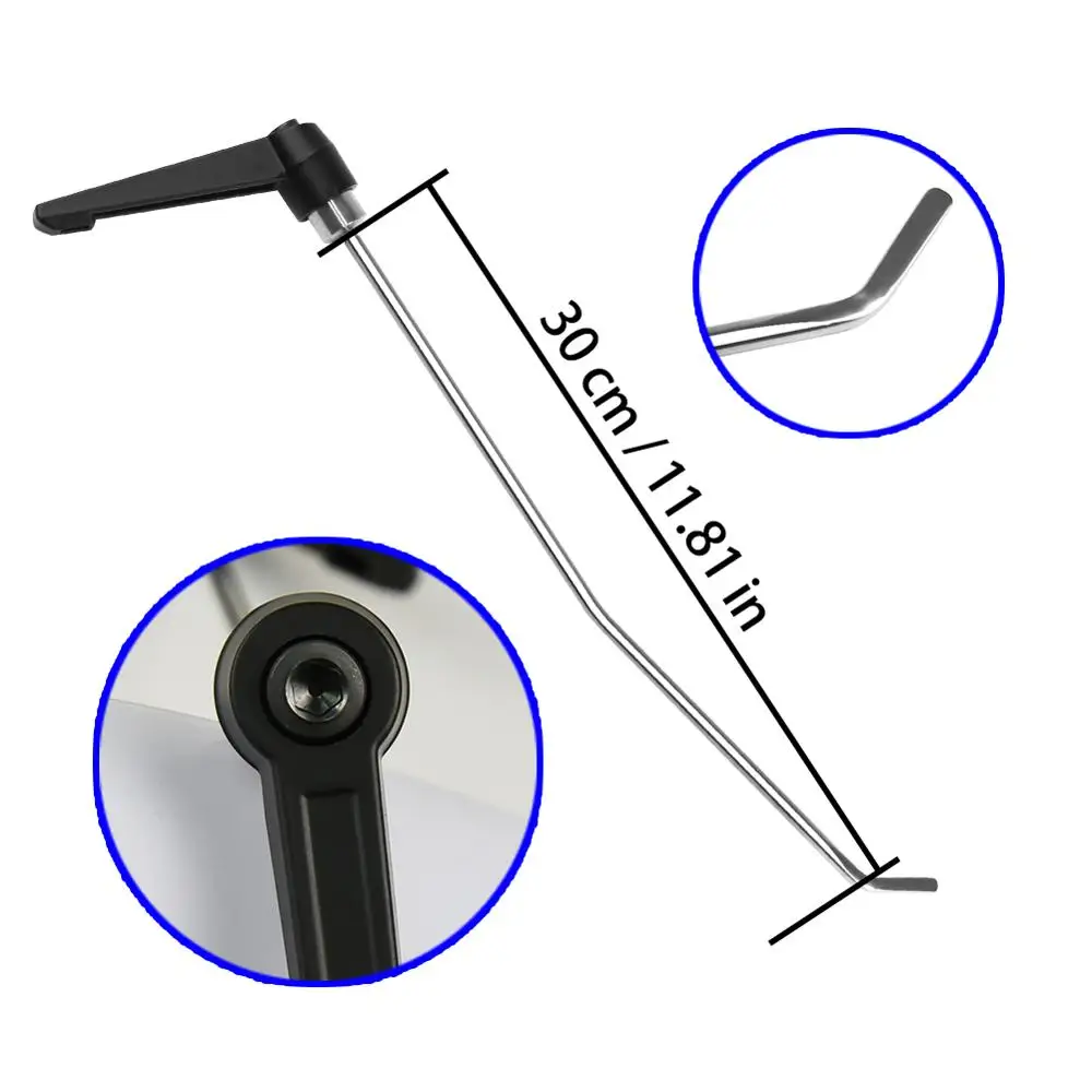 Hastes ferramentas de abertura de pé de cabra kit de ferramentas de reparo sem pintura de amassados de carro conjunto manual alça girada ferramentas
