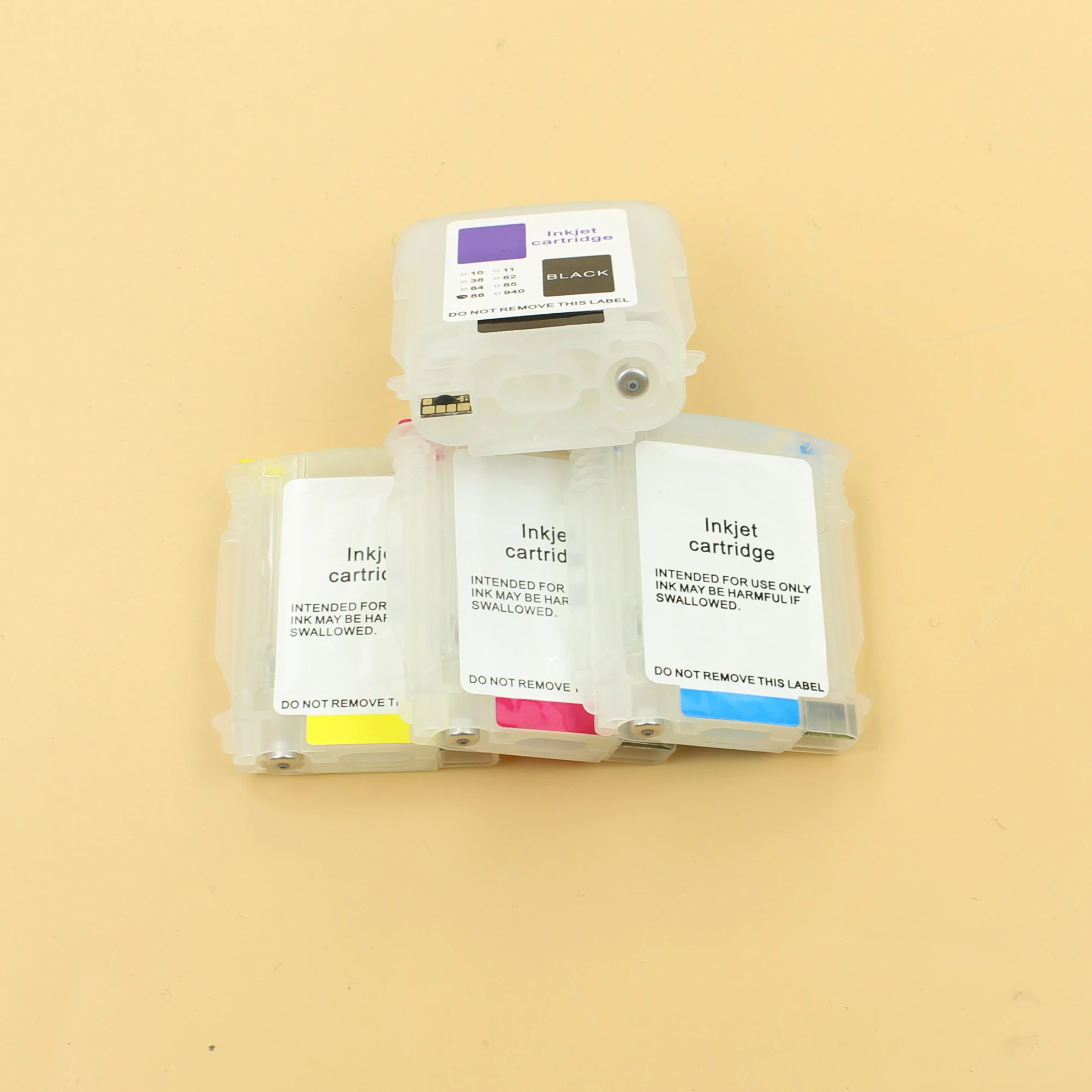 BK C M Y Empty For HP 88 refill ink cartridge with ARC chip for HP K550 K5400 L7590 L7650 L7680 L7681 L7700 L7750 L7780 printer