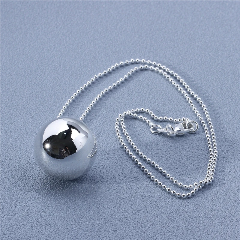 Ball Necklace Brilliant Chime Pendant 18\