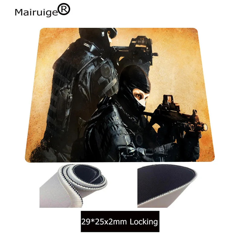 Mairuige CS Counter Strike Series Table Mat, Large Size High Speed Gaming Mouse Pad Non-slip Computer Notebook Keyboard Pad