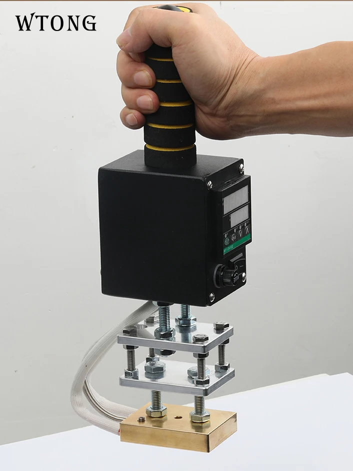 Handheld Logo Trademark Hot Stamping Machine Wood Cake Heat Impress Machine It Is Easy to Work