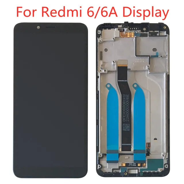 

5.45" Original For Xiaomi Redmi 6A LCD Screen Display+Touch Digitizer Frame For Xiaomi Redmi 6 Global Version Lcd Display