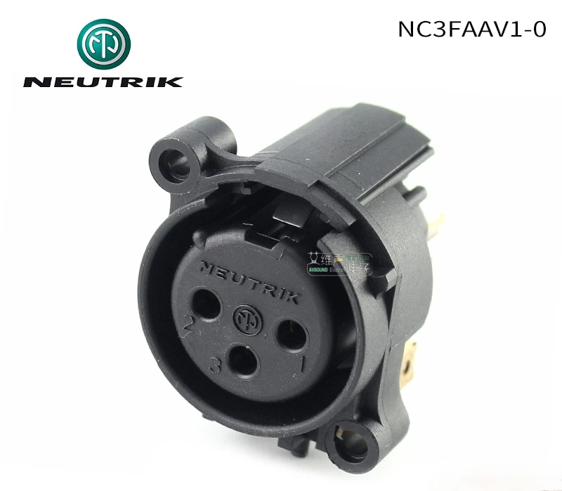 Swiss NEUTRIK NC3FAAV1-0 XLR socket PCB welding XLR base