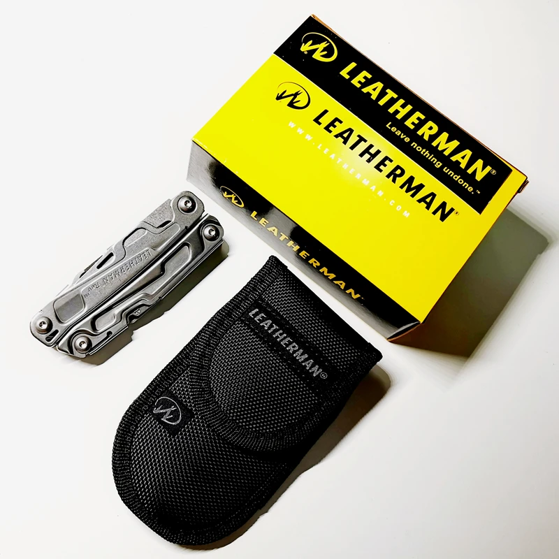 Leatherman-rev Multitool, acciaio inossidabile con guaina in Nylon