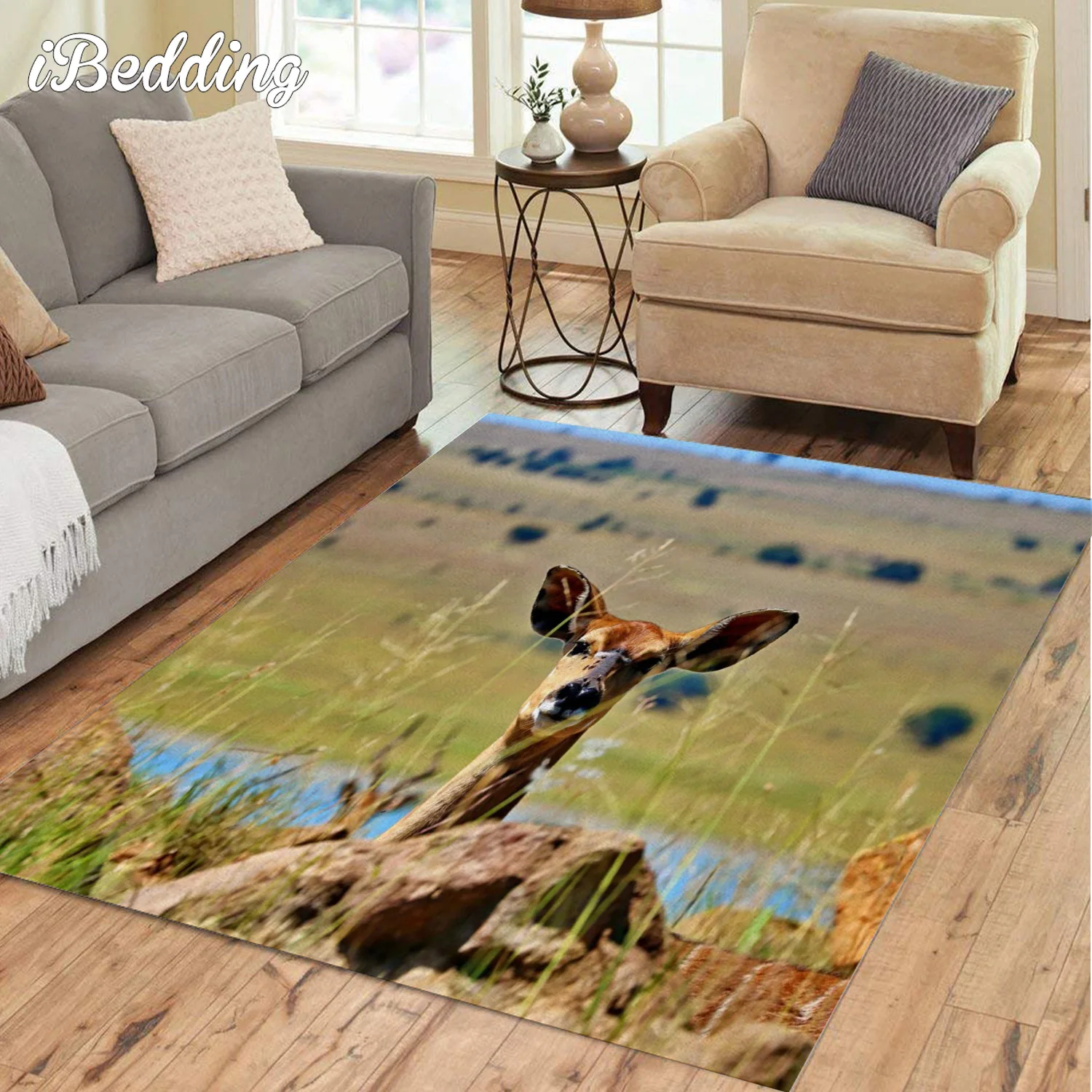 Cute Wild Animals Carpet for Large Hoom Living Room Teenager Bedroom Decoration Area Rug Anime Floor Mat Bathroom Mats and Rugs