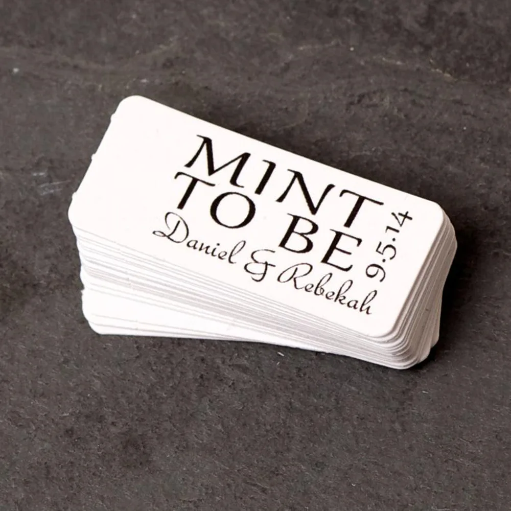 

Mint to be Favor Wedding Favor Tags, Personalized Wedding Favor Tags, Small Favor, Gift Tag