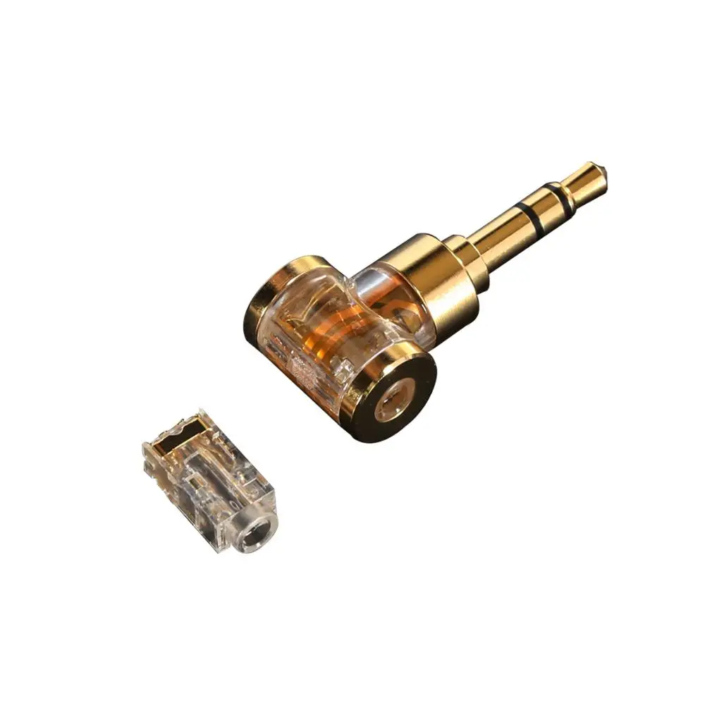 DD DJ35AG 2.5mm-3.5mm Adapter Stereo Converter / DJ44AG 2.5mm-4.4mm Balanced Output Adapter with Gold-plated Plug for Phones Mus