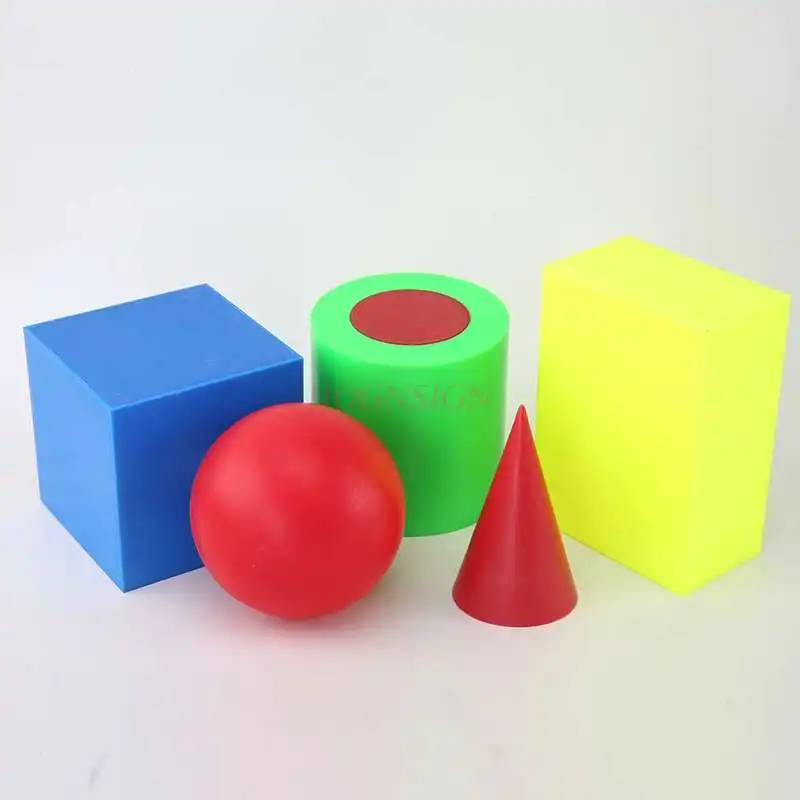 Cube Cuboid Cylinder Cone Geometry Volume Model Demonstration Teaching Aid