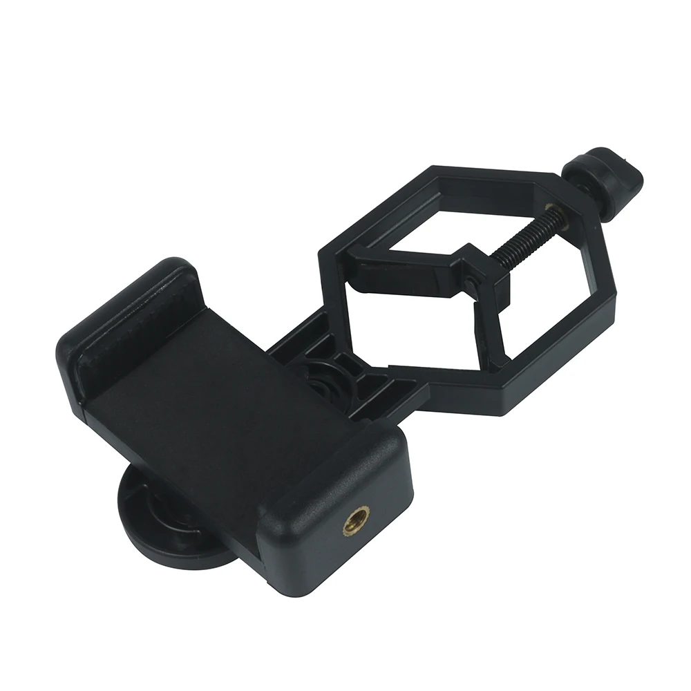 Cell Phone Adapter with Spring Clamp Mount Monocular Microscope Accessories Adapt Telescope Mobile Phone Clip Accessory Bracket