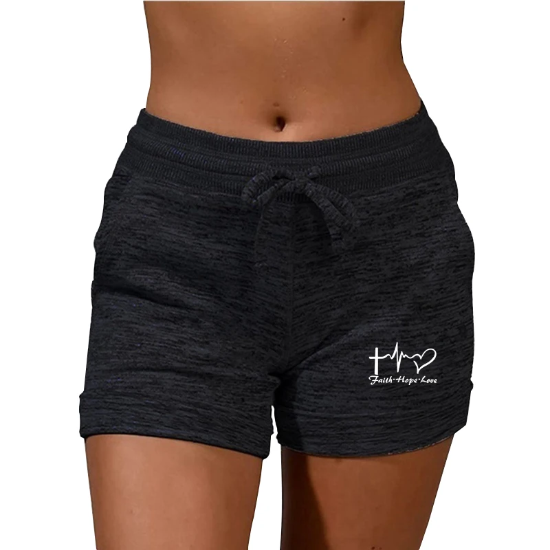 2021 Women Shorts Summer Causal Sexy Drawstring Quick Dry Elastic Sports Fitness Loose Shorts Female женские шорты