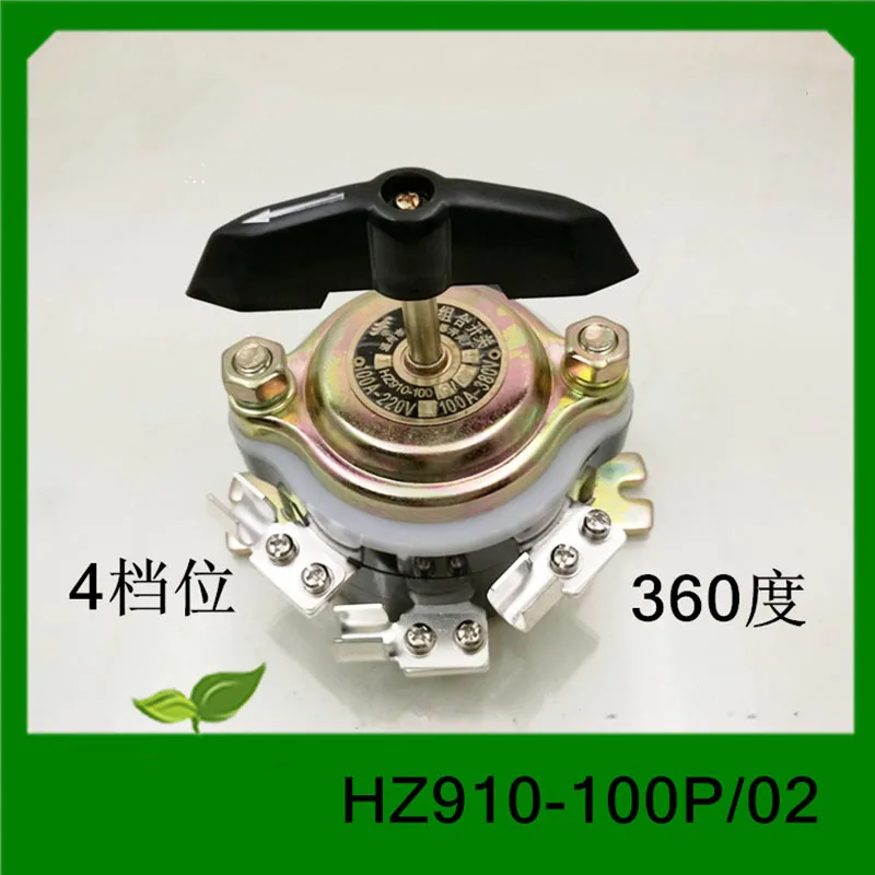 

1PC Conversion Switch HZ910-100P/02 Control Switch Combination Switch 4 Gears 360 Degree Cam Spin Switch 6 Terminals