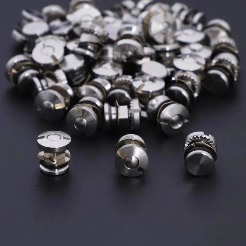 New Arrivals stainless steel Bearing screws with Tiger’s eye Stone for Hair Scissors repair barber scissors accessories