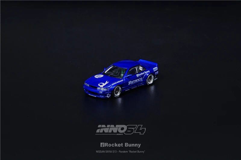 INNO 1:64 Nissan silvia s13 v2/pandem rocket Collection of die-cast alloy car decoration model toys