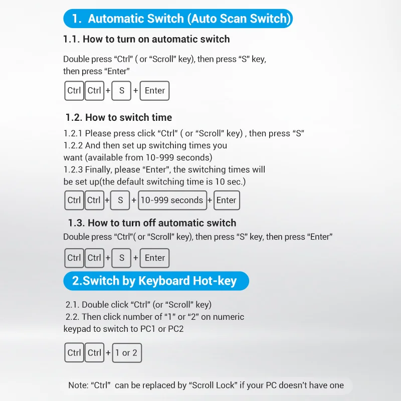 Vention HDMI KVM Switch USB 2.0 Switcher for Printer Monitor Keyboard Mouse 2 PCs Sharing 1 Device 4K/30Hz HDMI VGA KVM Switch