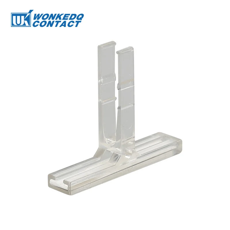 10Pcs KLM-A Markers Terminal Strip Marking Holder For E/UK End Clamp Din Rail Termin Block Accessories Adjustable Marker Carrier