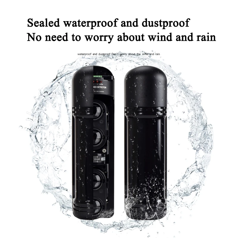 KINJOIN 50M 屋外 4 ビーム周辺デジタルホームセキュリティ警報システムビームセンサー